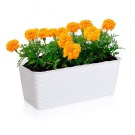 Ön-öntöző virágtartó 30 cm – fehér