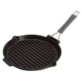 Staub Öntöttvas grillserpenyő, kerek, Ø 27 cm