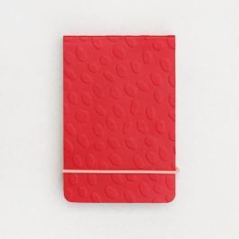 Embossed Dotty piros füzet - Caroline Gardner