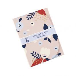 Floral jegyzetfüzet és tollkészlet - Busy B